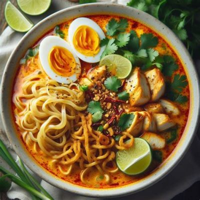  Khao Soi: Uma Sinfonia Explosiva de Sabores e Texturas Contra-intuitivas