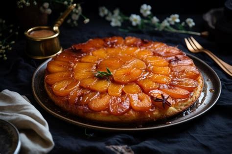  Tarte Tatin: Uma explosão de sabores caramelizados com uma crosta quebradiça irresistível!